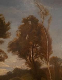 Large Italian Neoclassical Landscape in Antique Frame 19th century or earlier - 4132426