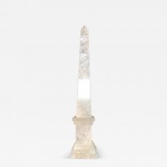 Large Italian Rock Crystal Obelisk - 4214077