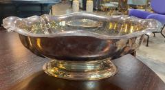 Large Italian Sterling Silver Centerpiece Bowl 1950s - 1224331