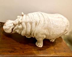 Large Italian Terra Cotta Hippopotamus - 1411761