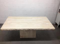 Large Italian Travertine Table - 937747