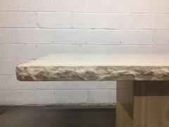 Large Italian Travertine Table - 937748