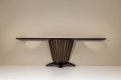 Large Italian Vintage Console in Wood and Brass circa 1950s - 4300055
