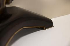 Large Italian Vintage Console in Wood and Brass circa 1950s - 4300056