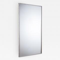 Large Italian Wall mirror with elegant nickel frame - 1907161