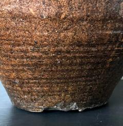 Large Japanese Antique Tokoname Tsubo Stoneware Floor Jar - 2833129