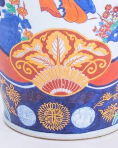 Large Japanese Imari Porcelain Trumpet Neck Floor Vase - 3006446