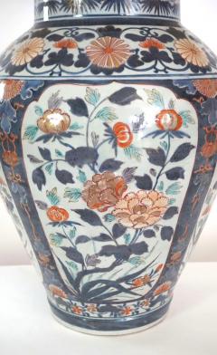 Large Japanese Late Edo Period Imari Vase Table Lamp - 3301292