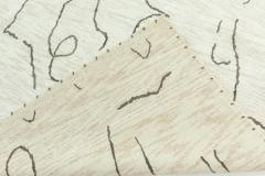 Large Jean Cocteau Design Wool Silk Rug - 3587199