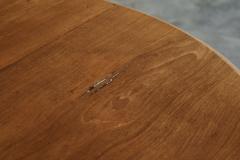 Large Late 19th Century Pedestal Center Table in Wood and Patinated Brass - 4394532