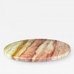 Large Lazy Suzan Onyx Tray tones ranging from yellow to red - 2389994