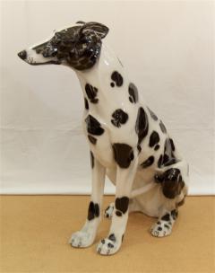 Large Lifesized Mid Century Italian Porcelain Dog - 336295