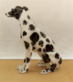 Large Lifesized Mid Century Italian Porcelain Dog - 336299