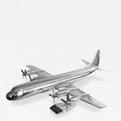 Large Lockheed Original Electra Aluminum Airplane Model - 184419