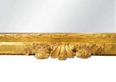 Large Louis XVI Style Gilt Wood Frame Hanging Wall Mirror - 2821317