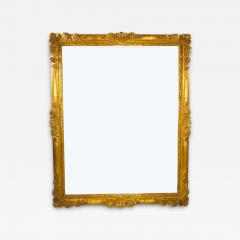 Large Louis XVI Style Gilt Wood Frame Hanging Wall Mirror - 2823241