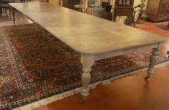 Large Mahogany Extending Table Of 5m30 19 Century - 3292743