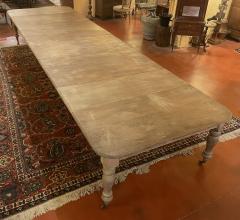 Large Mahogany Extending Table Of 5m30 19 Century - 3292745