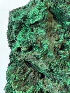 Large Malachite Scholar Stone on Display Stand - 2779197