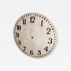 Large Marble Clock Face with Bronze Numbers - 2813310