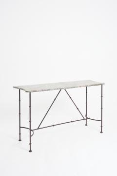 Large Marble Top Console Table - 3665748