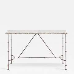 Large Marble Top Console Table - 3667410