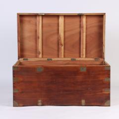 Large Marine Chest Campaign Chest in Camphor Wood from the 19th Century - 2747148