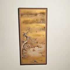 Large Meiji Painting Japan circa 1870 - 3357304