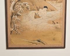 Large Meiji Painting Japan circa 1870 - 3357307