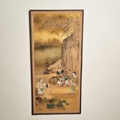 Large Meiji Painting Japan circa 1870 - 3357897