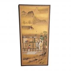 Large Meiji Painting Japan circa 1870 - 3604097