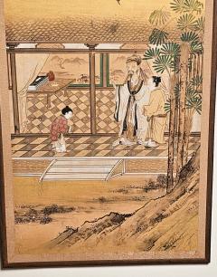 Large Meiji Painting Japan circa 1870 - 3604098