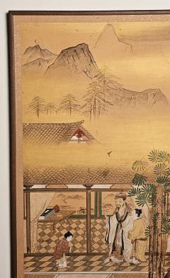 Large Meiji Painting Japan circa 1870 - 3604099