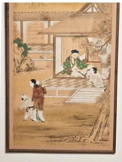 Large Meiji Painting Japan circa 1870 - 3604164