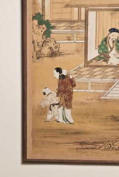 Large Meiji Painting Japan circa 1870 - 3604166