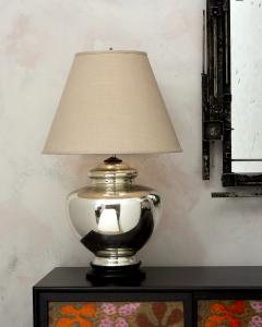 Large Mercury Glass Table Lamp - 3296019