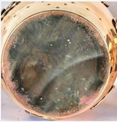 Large Mid Century Brass stool - 4331882