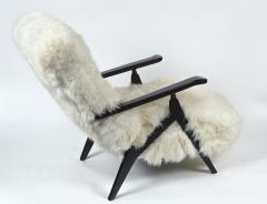 Large Mid Century Italian Adjustable Lounge Chair - 2383469