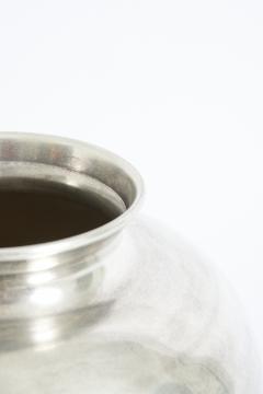 Large Mid Century Metal Vase - 3971328