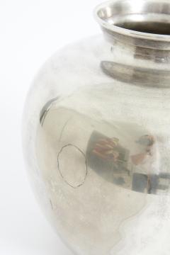 Large Mid Century Metal Vase - 3971330