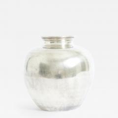 Large Mid Century Metal Vase - 3973335