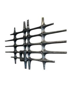 Large Mid Century Modern Brutalist Aluminum Sculpture - 4045165
