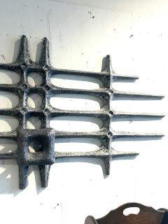 Large Mid Century Modern Brutalist Aluminum Sculpture - 4045170