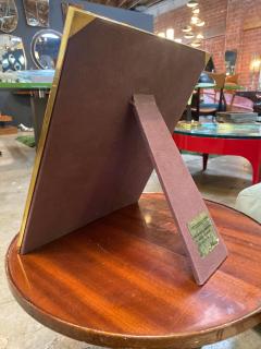 Large Mid Century Modern Photo Frame in Brass plated Gold Italy late 1960s - 1212329