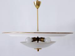 Large Mid Century Modern Ufo Ceiling Light or Pendant Lamp Germany 1950s 1 - 3636985