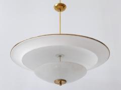Large Mid Century Modern Ufo Ceiling Light or Pendant Lamp Germany 1950s 2 - 3636996
