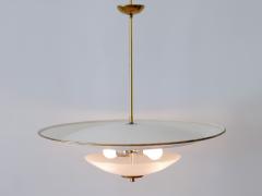 Large Mid Century Modern Ufo Ceiling Light or Pendant Lamp Germany 1950s 2 - 3636998