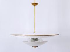 Large Mid Century Modern Ufo Ceiling Light or Pendant Lamp Germany 1950s 2 - 3637001