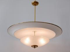 Large Mid Century Modern Ufo Ceiling Light or Pendant Lamp Germany 1950s 2 - 3637004