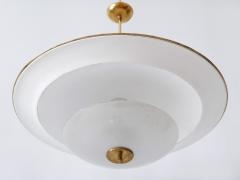 Large Mid Century Modern Ufo Ceiling Light or Pendant Lamp Germany 1950s 2 - 3637005